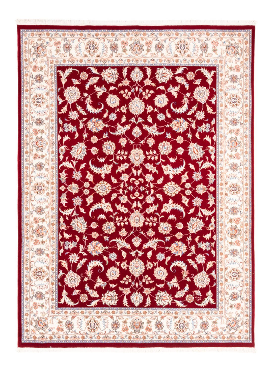 Tappeto Persero - Tabriz - 199 x 147 cm - rosso