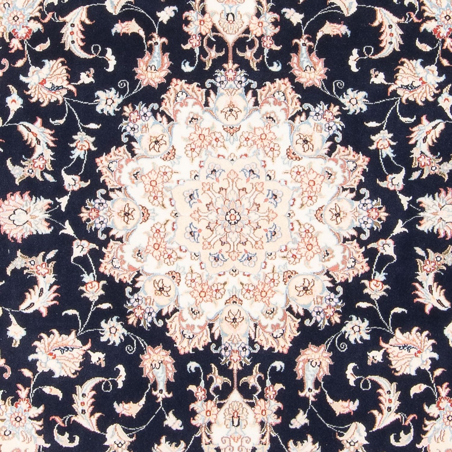 Tappeto Persero - Tabriz - Reale - 203 x 150 cm - blu scuro