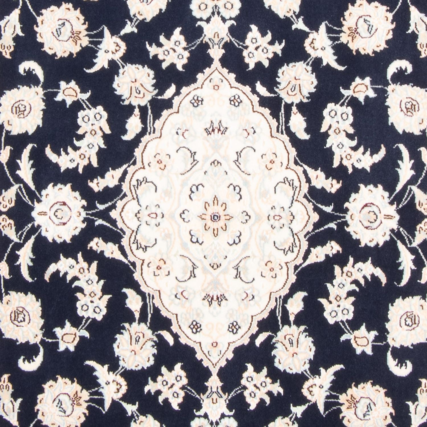 Tappeto Persero - Nain - Reale - 155 x 105 cm - blu scuro