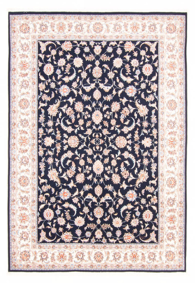 Tappeto Persero - Tabriz - Reale - 245 x 170 cm - blu scuro