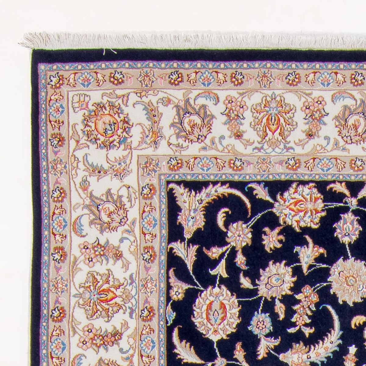 Tappeto Persero - Tabriz - Reale - 245 x 170 cm - blu scuro