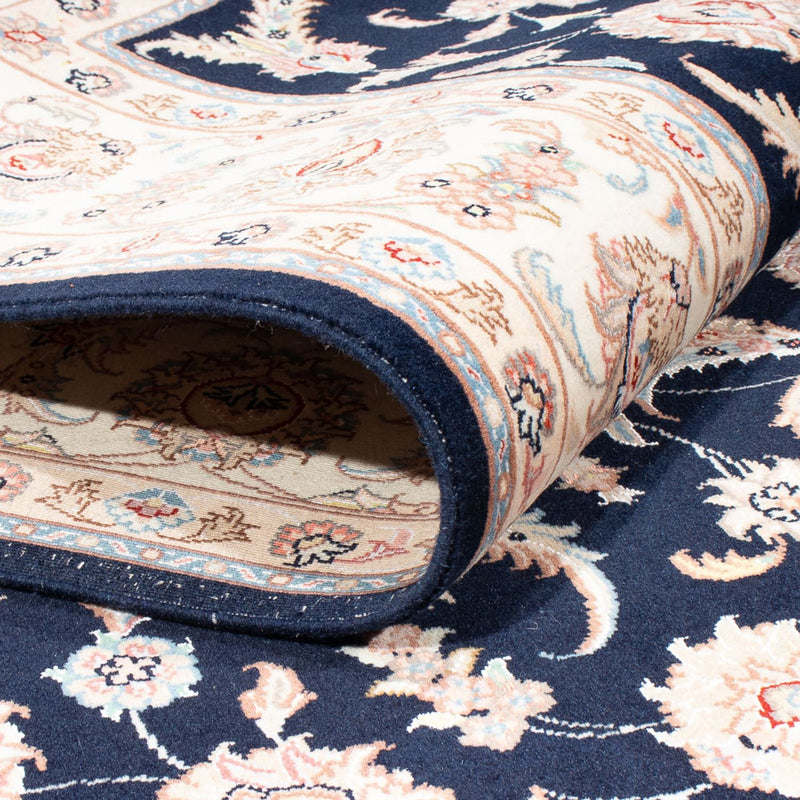 Tappeto Persero - Tabriz - Reale - 234 x 167 cm - blu scuro