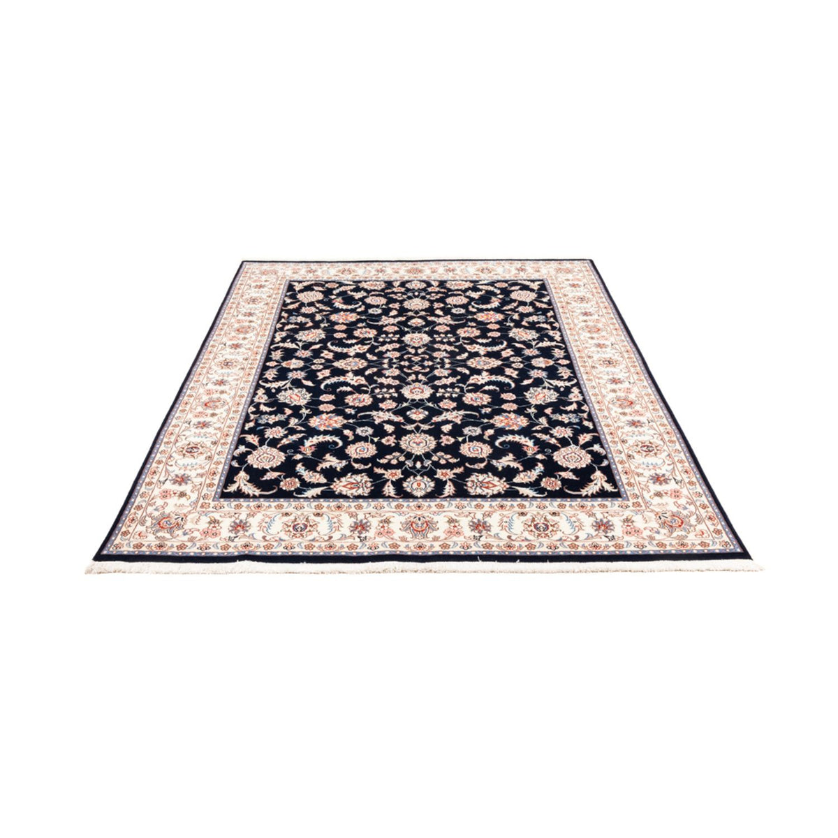 Tappeto Persero - Tabriz - 200 x 149 cm - blu scuro