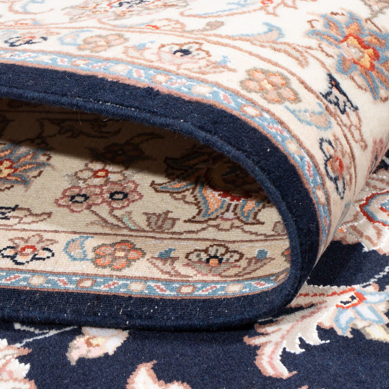 Tappeto Persero - Tabriz - Reale - 196 x 150 cm - blu scuro
