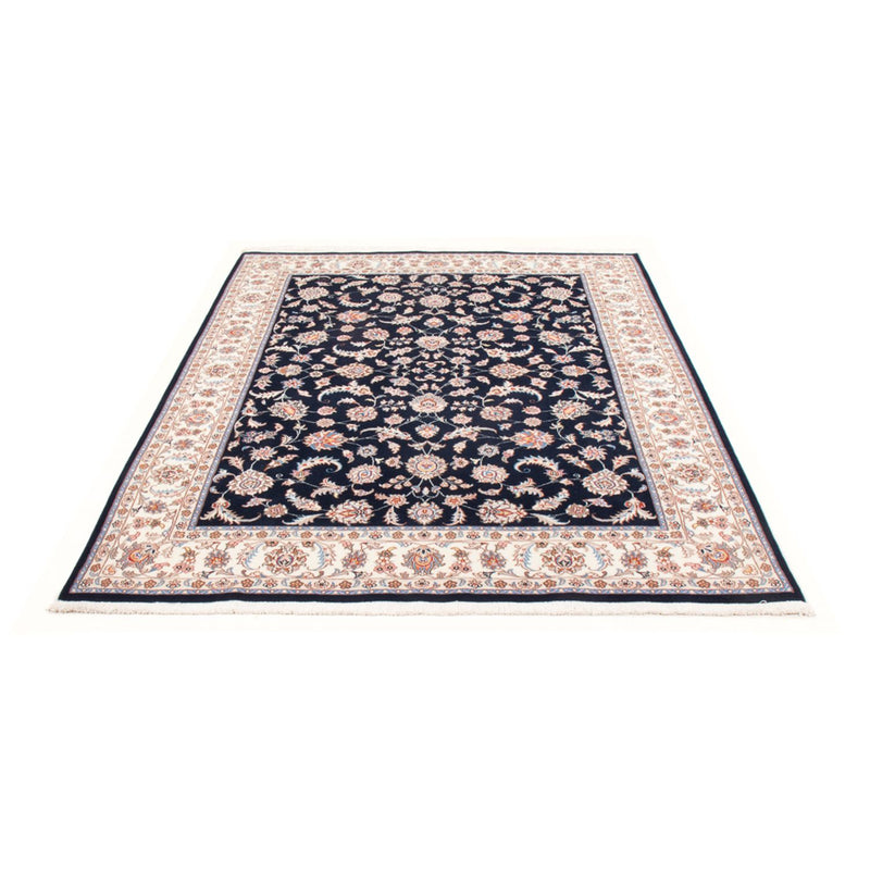 Tappeto Persero - Tabriz - Reale - 196 x 150 cm - blu scuro