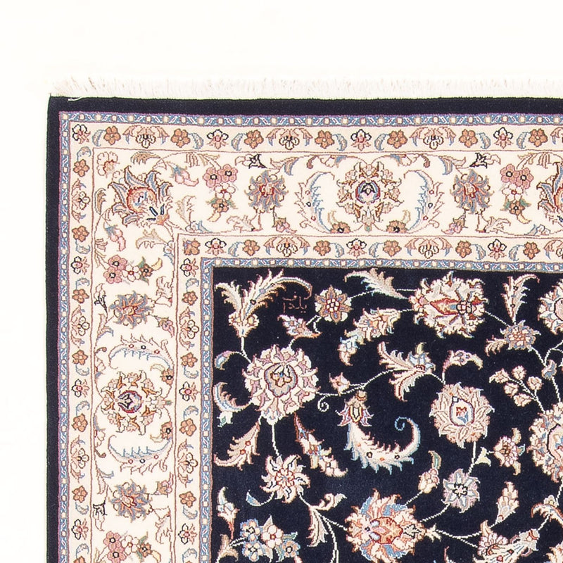 Tappeto Persero - Tabriz - Reale - 201 x 150 cm - blu scuro