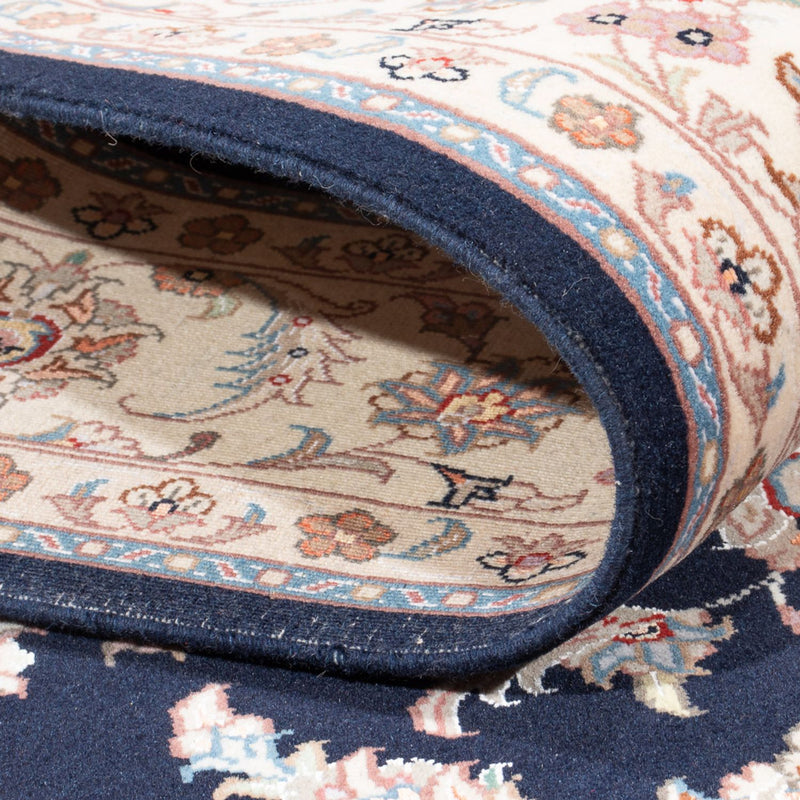 Tappeto Persero - Tabriz - Reale - 201 x 150 cm - blu scuro