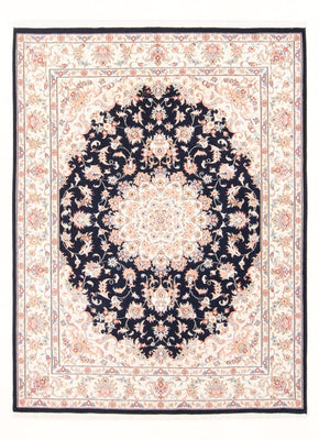 Tappeto Persero - Tabriz - Reale - 199 x 147 cm - blu scuro
