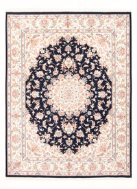 Tappeto Persero - Tabriz - Reale - 199 x 147 cm - blu scuro