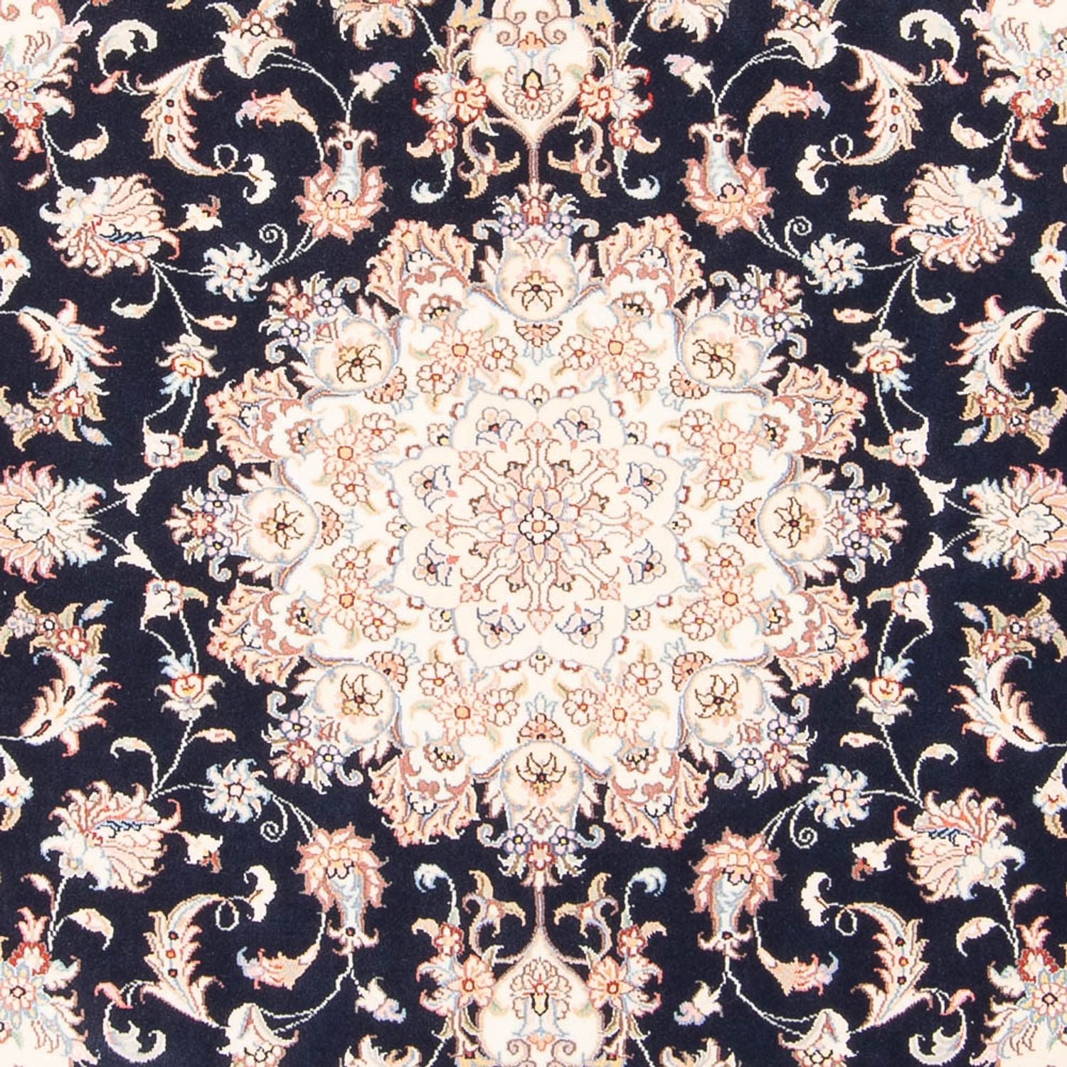 Tappeto Persero - Tabriz - Reale - 199 x 147 cm - blu scuro