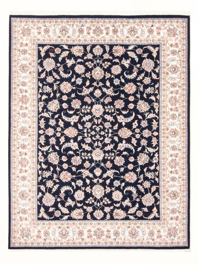Tappeto Persero - Tabriz - Reale - 202 x 151 cm - blu scuro