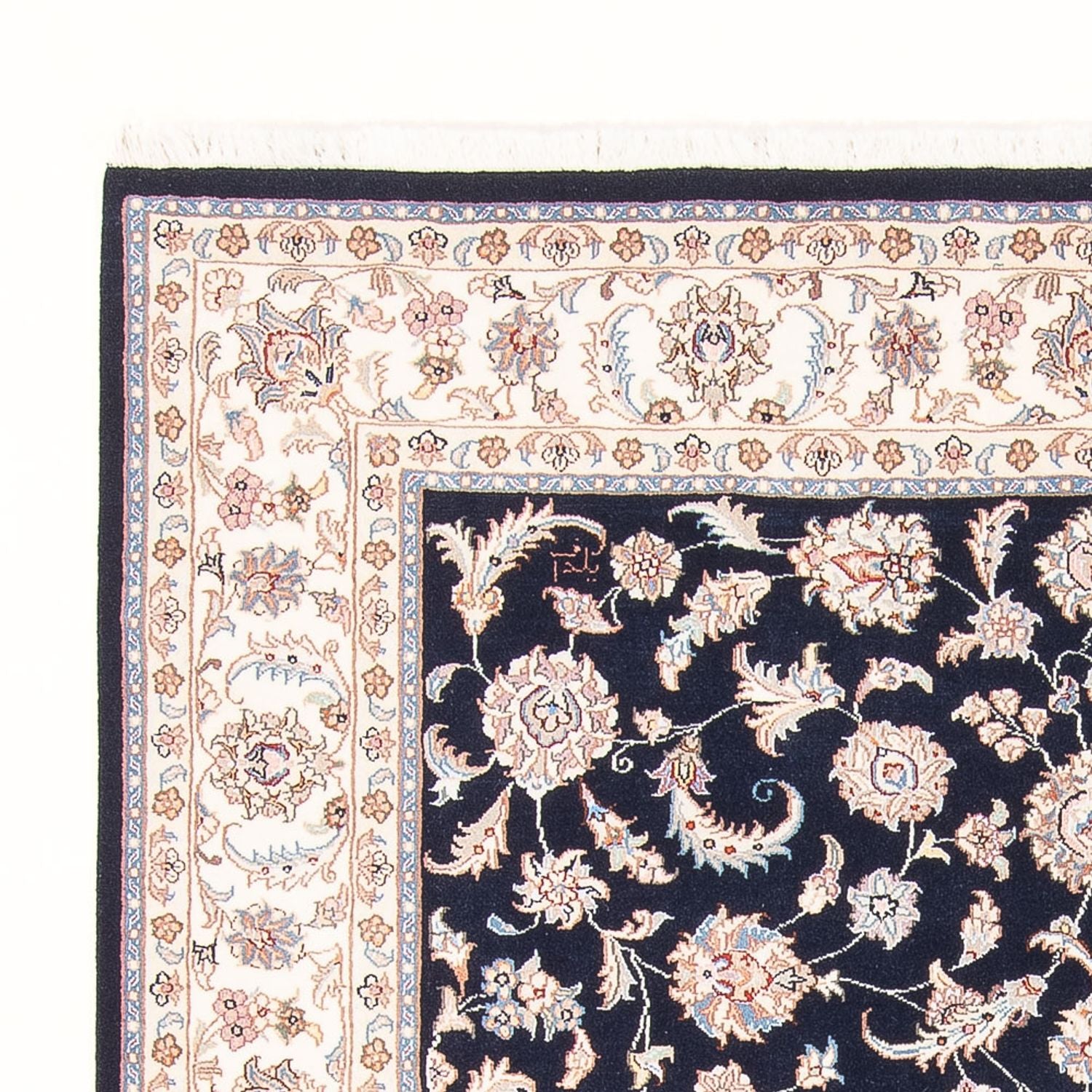 Tappeto Persero - Tabriz - Reale - 202 x 151 cm - blu scuro