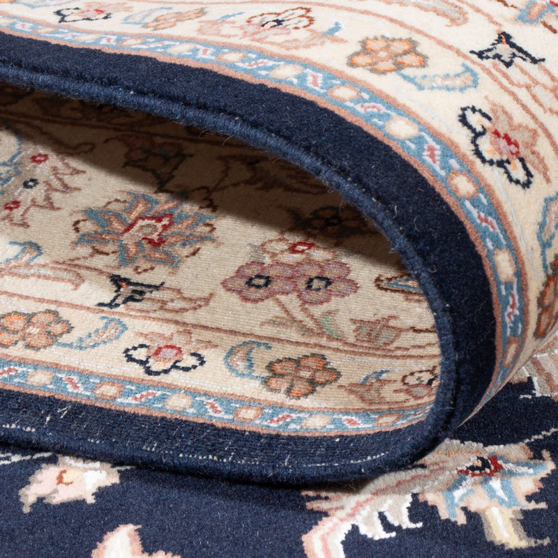 Tappeto Persero - Tabriz - Reale - 202 x 151 cm - blu scuro