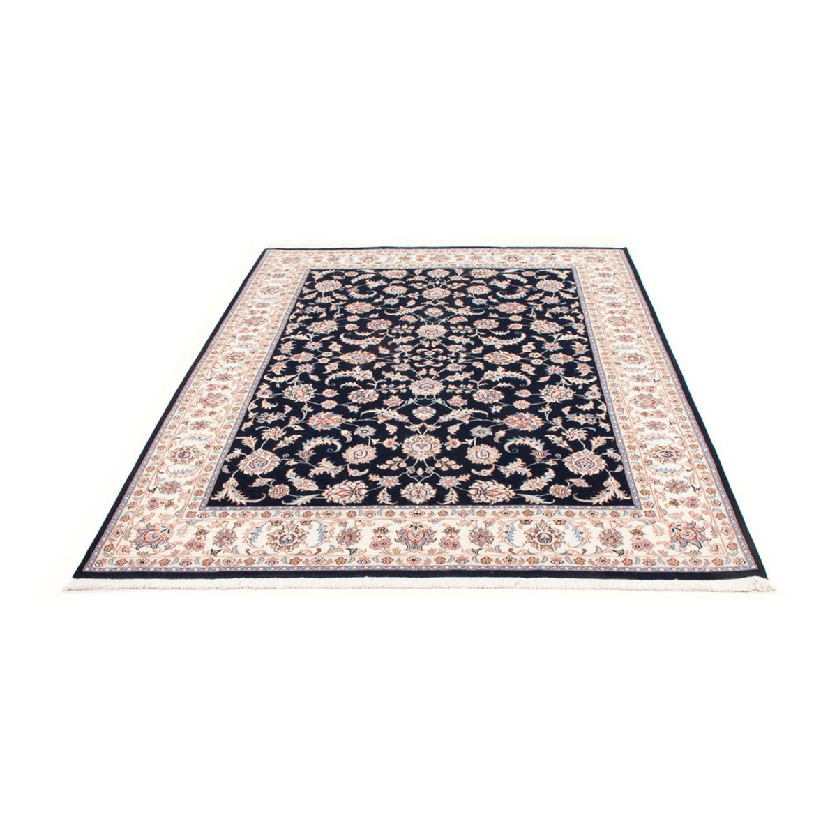 Tappeto Persero - Tabriz - Reale - 202 x 151 cm - blu scuro