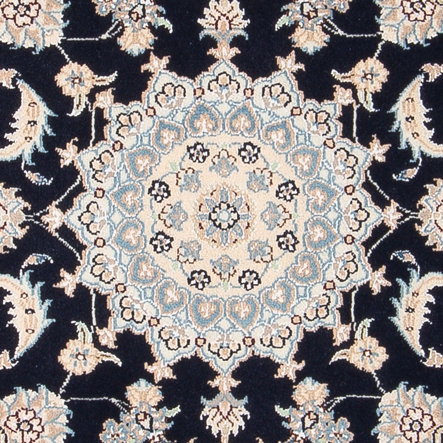 Tappeto Persero - Nain - Premio - 122 x 81 cm - blu scuro