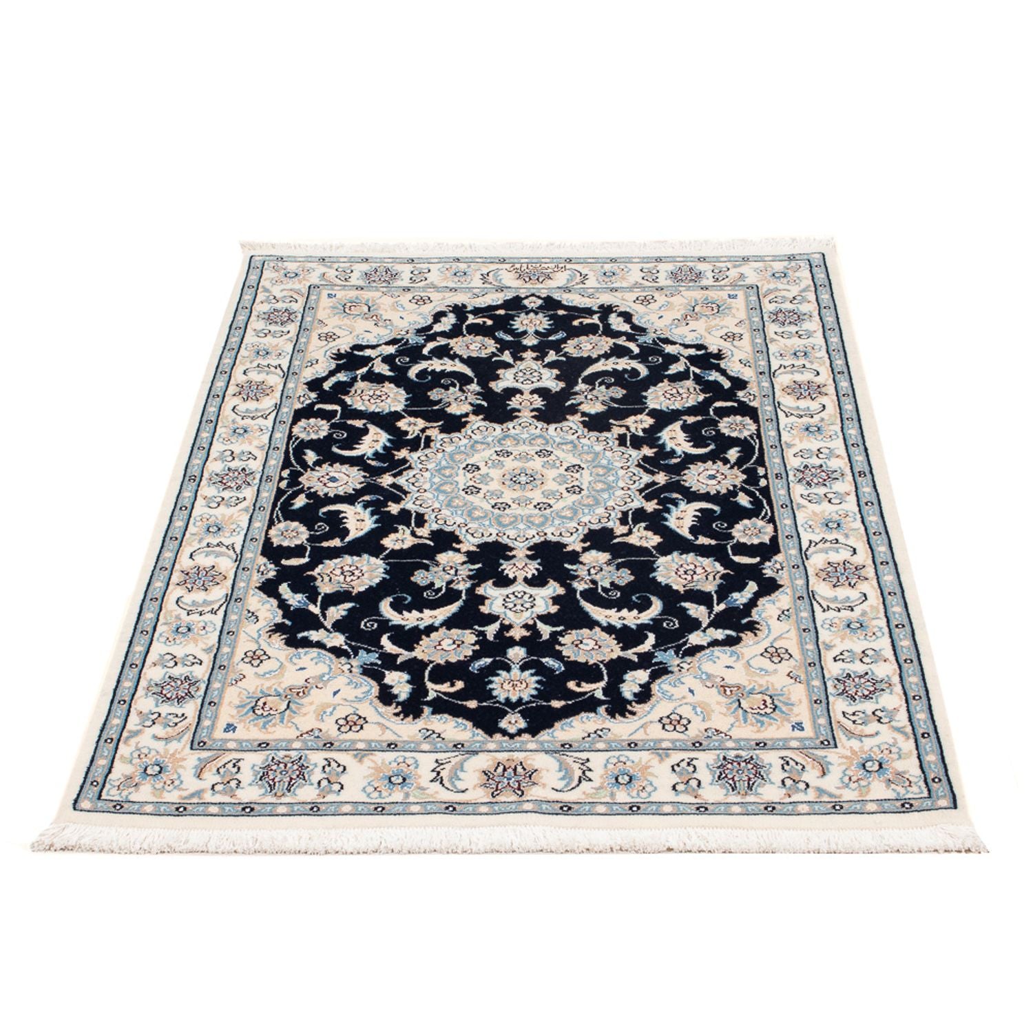 Tappeto Persero - Nain - Premio - 122 x 81 cm - blu scuro