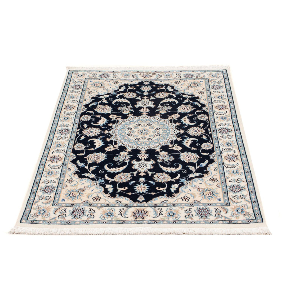 Tappeto Persero - Nain - Premio - 122 x 81 cm - blu scuro