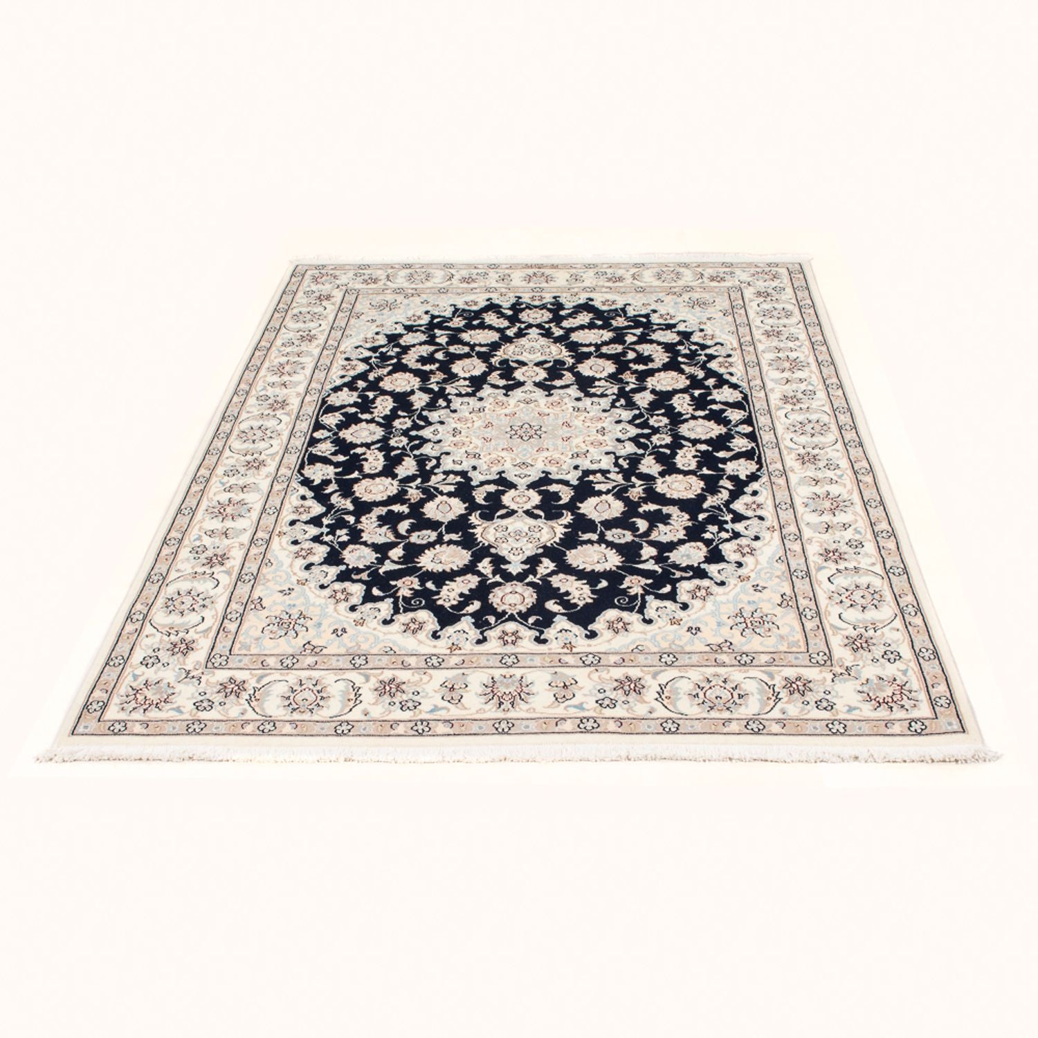 Tappeto Persero - Nain - Reale - 173 x 121 cm - blu scuro