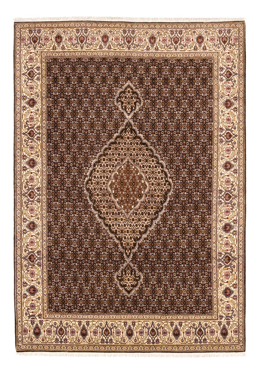 Tappeto Persero - Tabriz - Reale - 241 x 170 cm - nero