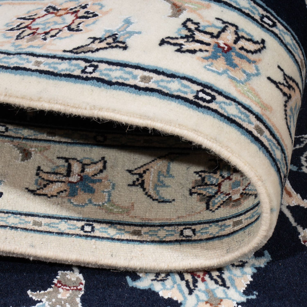 Tappeto Persero - Nain - Premio - 121 x 78 cm - blu scuro