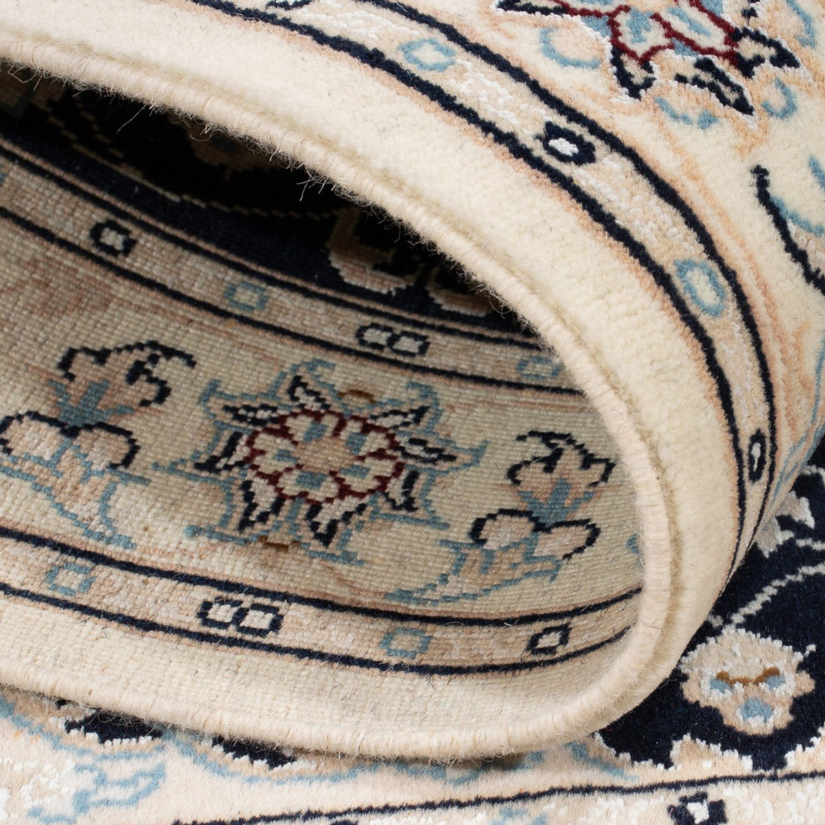 Tappeto Persero - Nain - Premio - 123 x 83 cm - blu scuro