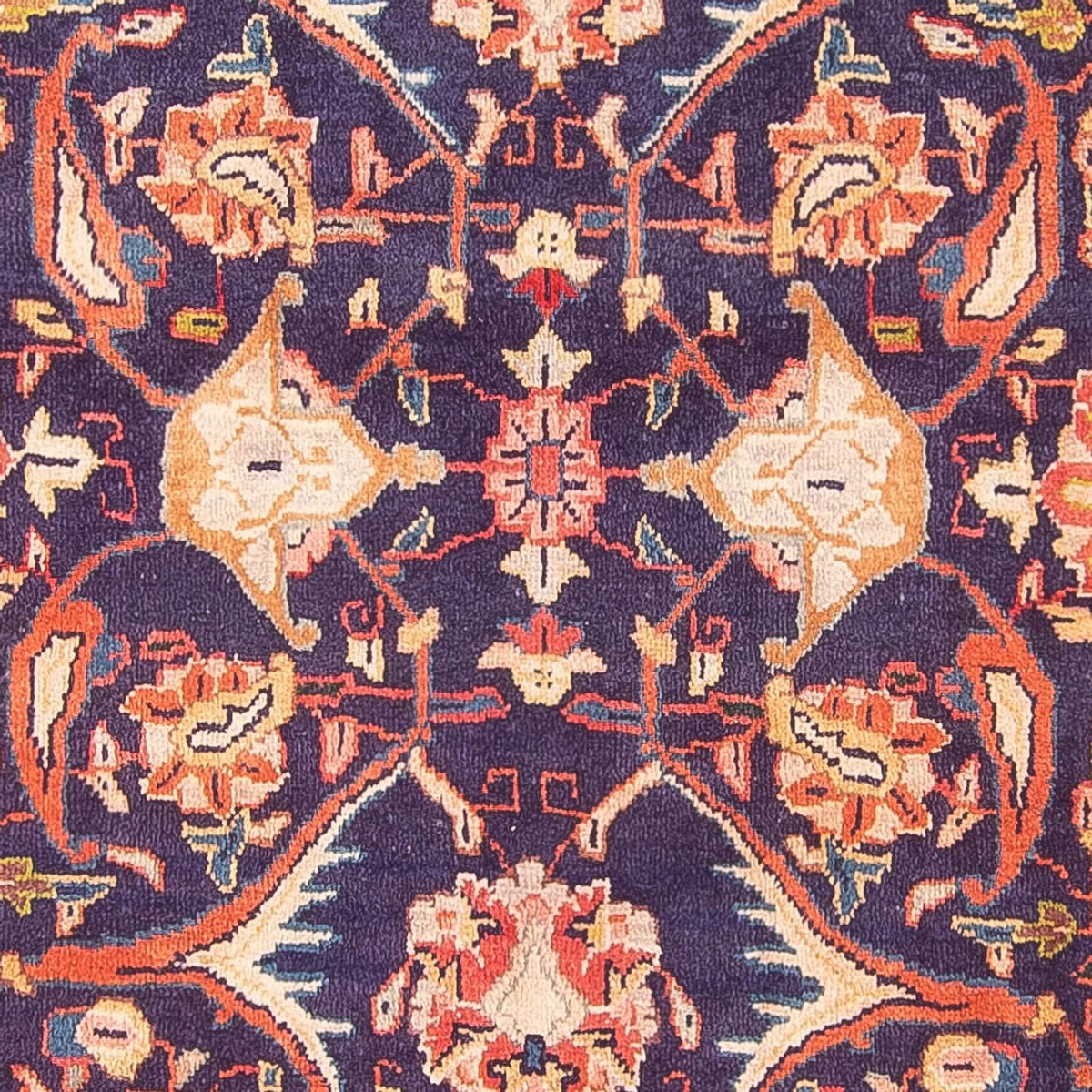 Tappeto corsia Tappeto Persero - Bidjar - 306 x 118 cm - blu scuro