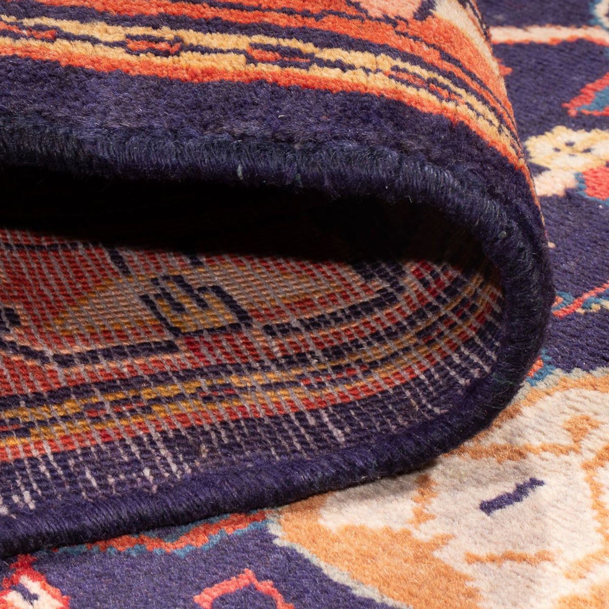 Tappeto corsia Tappeto Persero - Bidjar - 306 x 118 cm - blu scuro