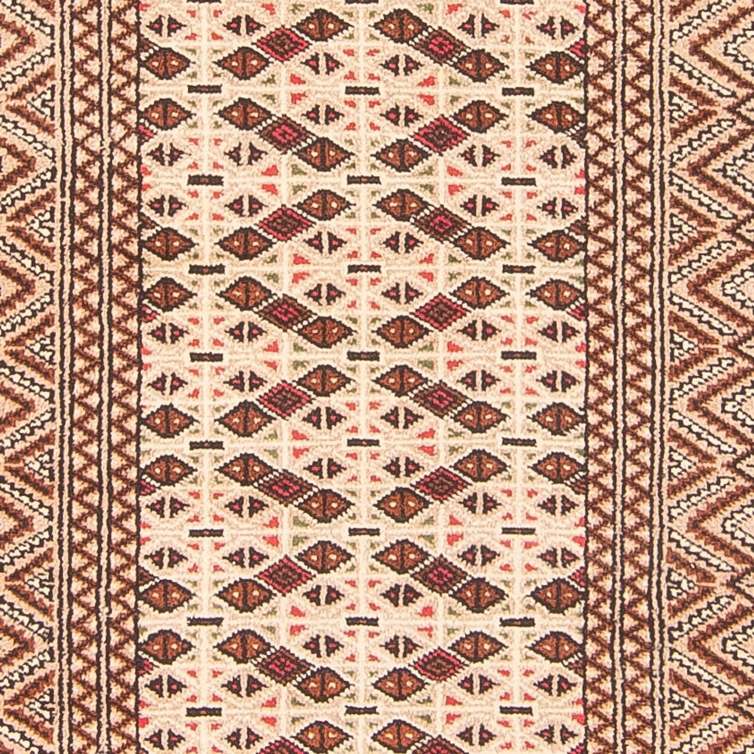 Tappeto corsia Tappeto Turkaman - 282 x 100 cm - crema