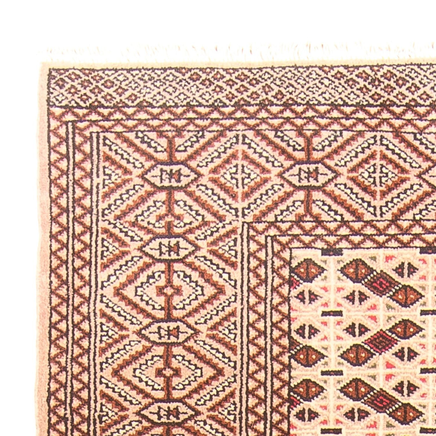 Tappeto corsia Tappeto Turkaman - 282 x 100 cm - crema