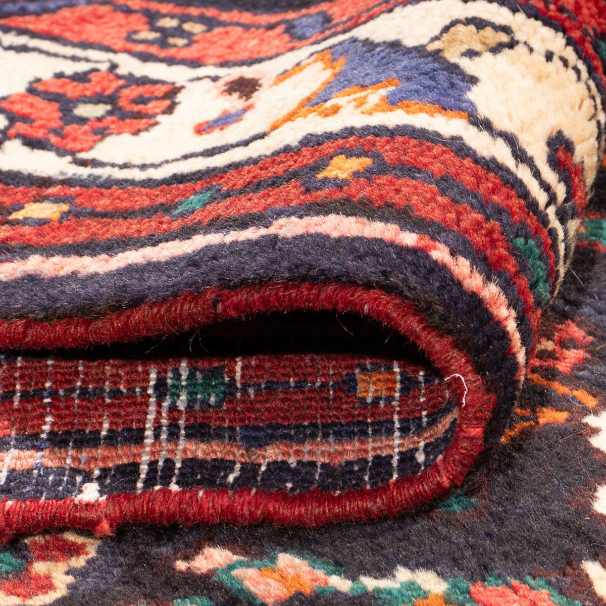 Tappeto corsia Tappeto Persero - Nomade - 317 x 111 cm - blu scuro