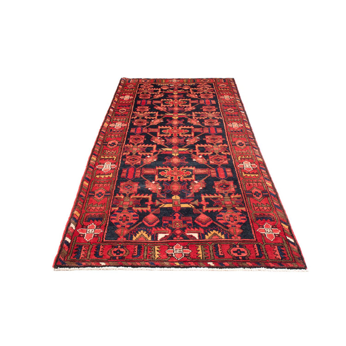 Tappeto corsia Tappeto Persero - Bidjar - 310 x 112 cm - blu scuro