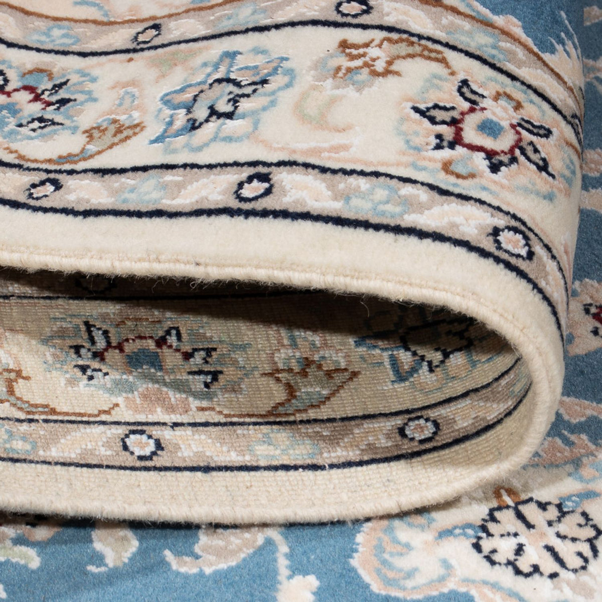 Tappeto Persero - Nain - Premio - 138 x 76 cm - blu chiaro