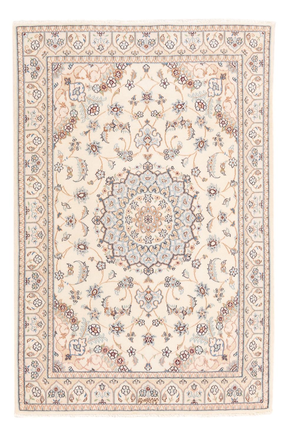 Tappeto Persero - Nain - Premio - 153 x 106 cm - crema