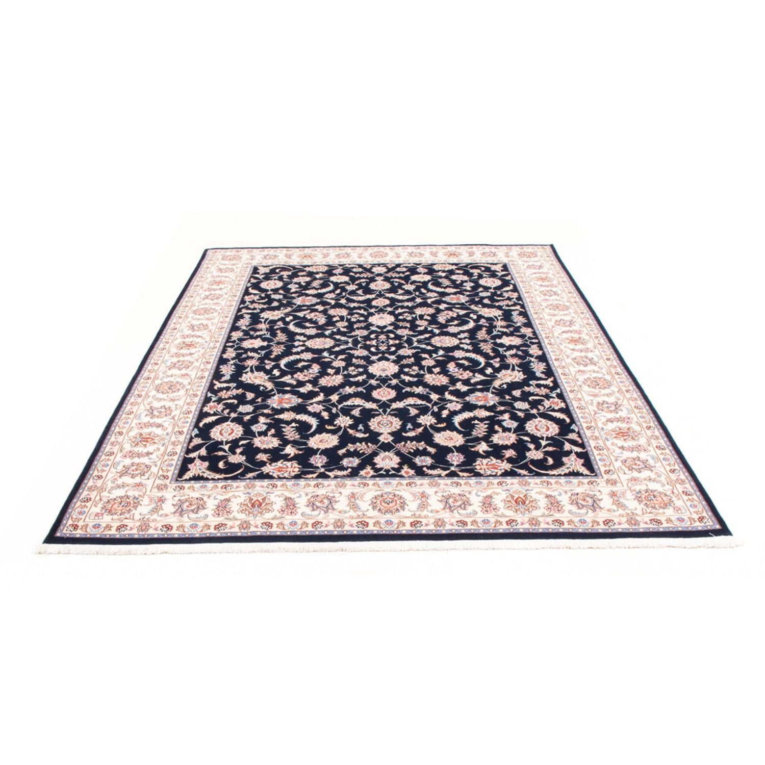 Tappeto Persero - Tabriz - Reale - 240 x 170 cm - blu scuro