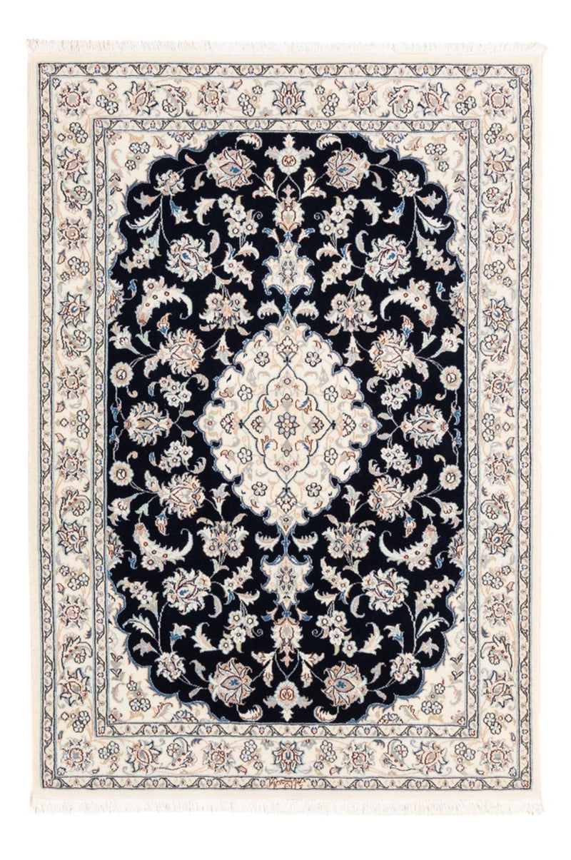Tappeto Persero - Nain - Premio - 148 x 107 cm - blu scuro