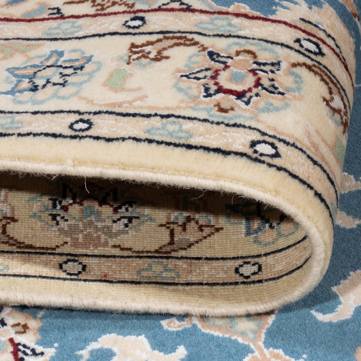 Tappeto Persero - Nain - Premio - 138 x 76 cm - blu chiaro