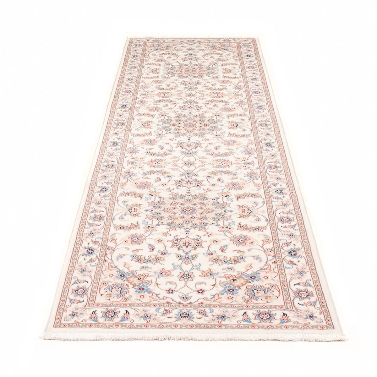 Tappeto corsia Tappeto Persero - Tabriz - Reale - 296 x 80 cm - crema