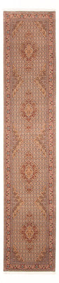Tappeto corsia Tappeto Persero - Tabriz - Reale - 400 x 80 cm - beige