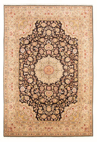 Tappeto Persero - Tabriz - Reale - 296 x 196 cm - blu scuro