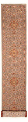 Tappeto corsia Tappeto Persero - Tabriz - Reale - 407 x 78 cm - beige