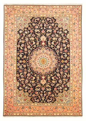 Tappeto Persero - Tabriz - Reale - 293 x 207 cm - blu scuro