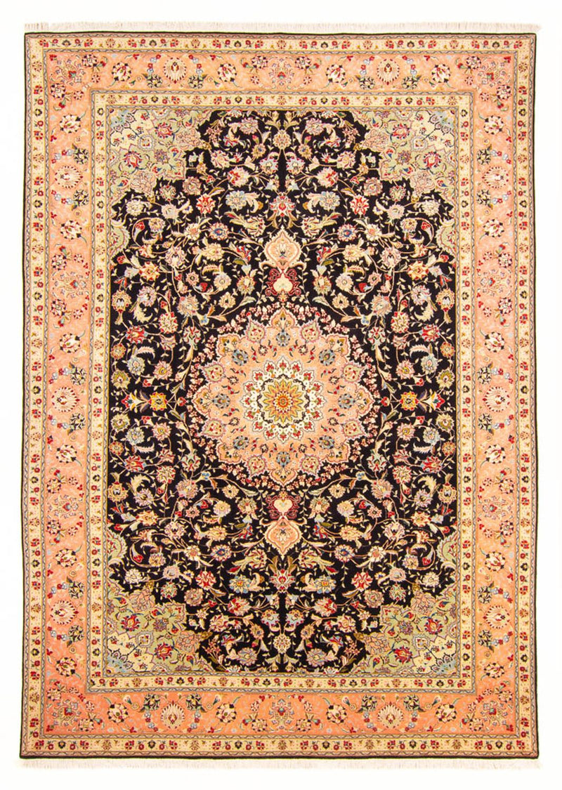 Tappeto Persero - Tabriz - Reale - 293 x 207 cm - blu scuro