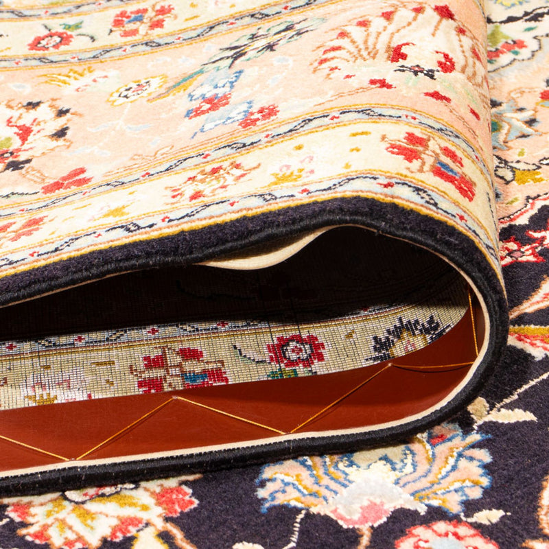 Tappeto Persero - Tabriz - Reale - 293 x 207 cm - blu scuro
