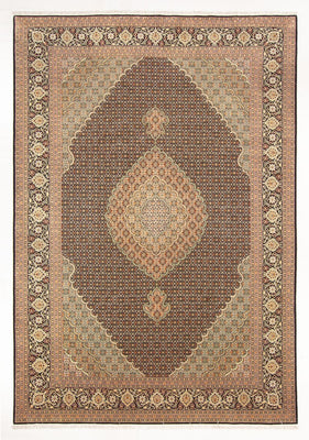Tappeto Persero - Tabriz - Reale - 296 x 199 cm - blu scuro