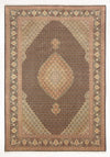 Tabriz - 50 Raj Tappeto 199x296cm - Tappeto persiano - Rettangolo / Blu scuro / 199 x 296 cm Rettangolo