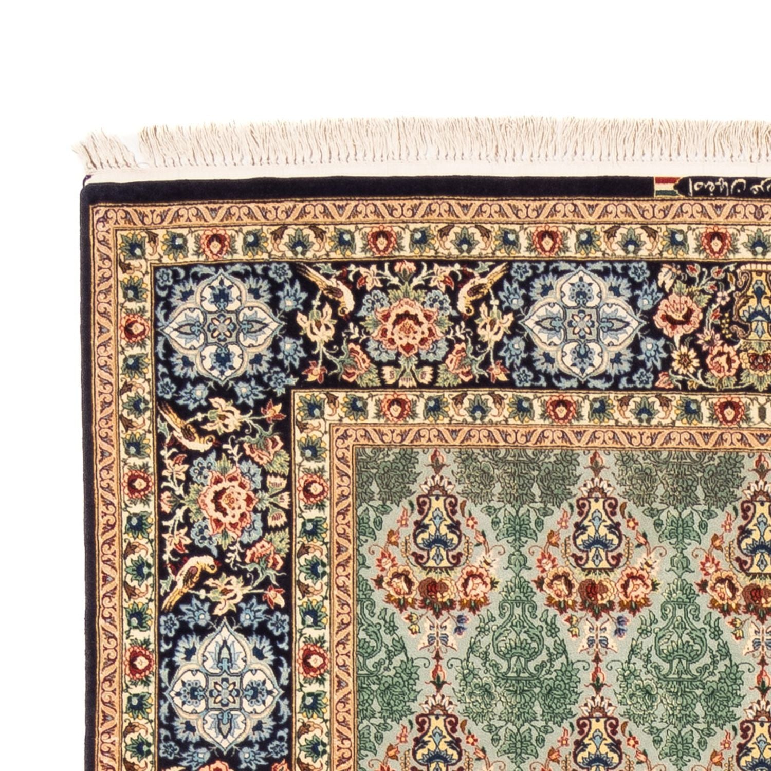 Tappeto Persero - Isfahan - Premio - 244 x 157 cm - verde