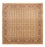 Tappeto Persero - Tabriz - Reale quadrato  - 206 x 204 cm - beige scuro