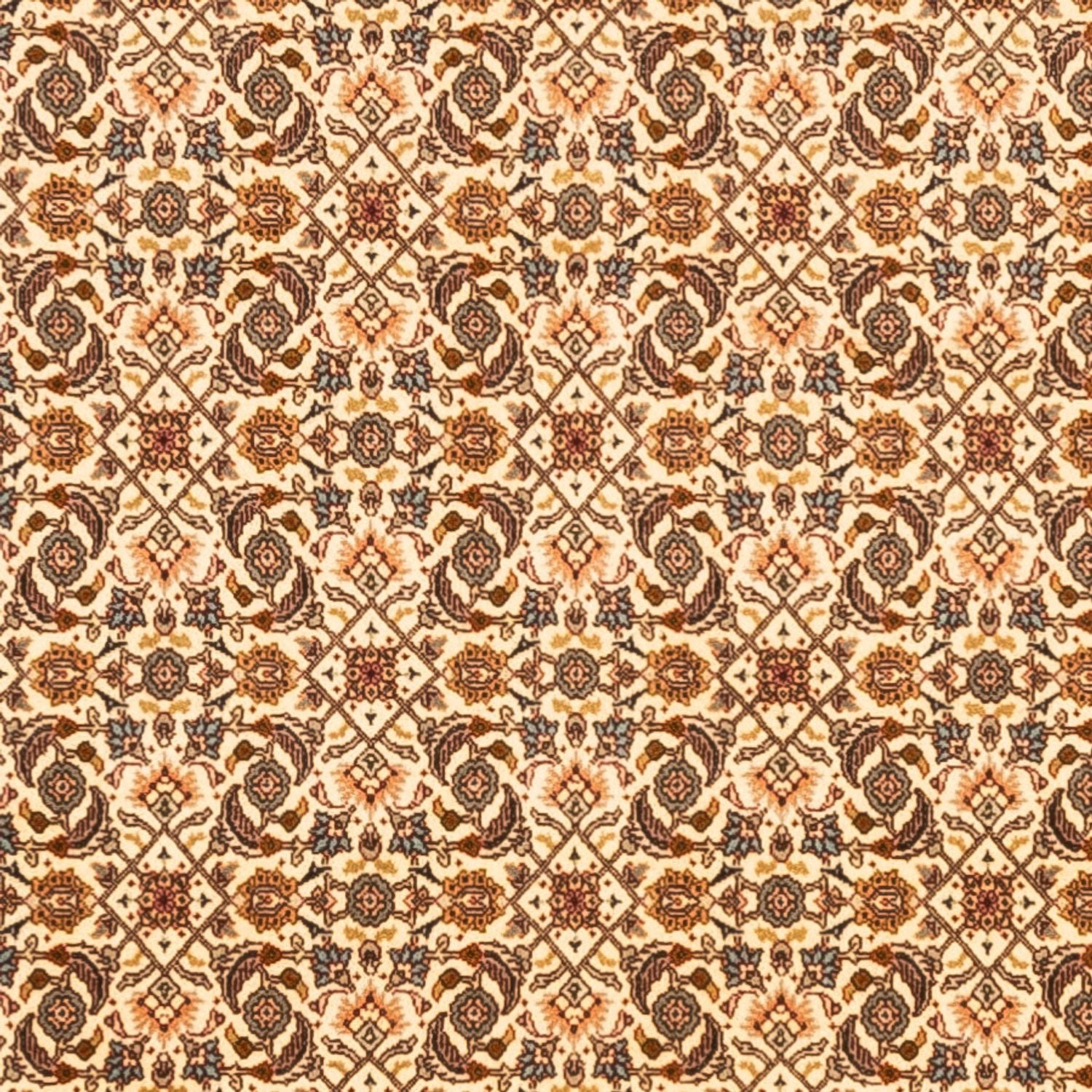 Tappeto Persero - Tabriz - Reale quadrato  - 206 x 204 cm - beige scuro