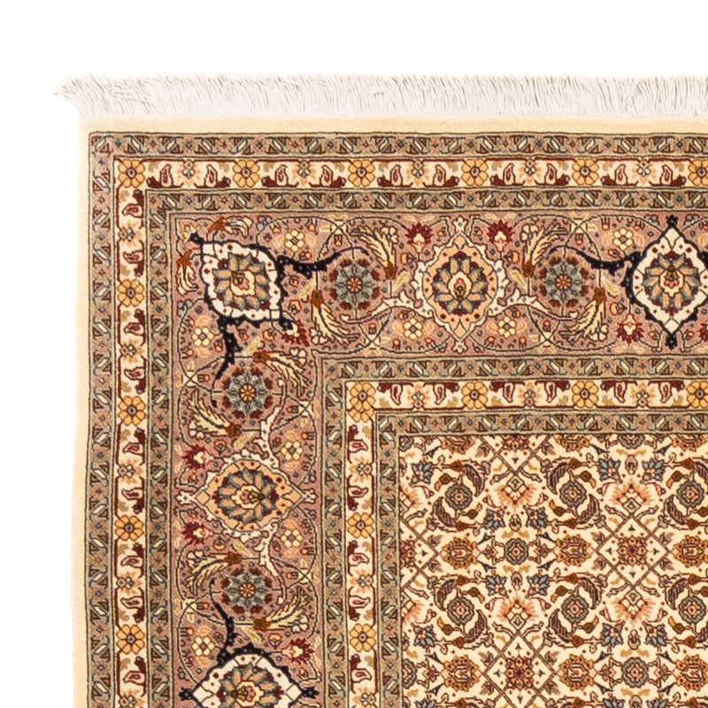 Tappeto Persero - Tabriz - Reale quadrato  - 206 x 204 cm - beige scuro