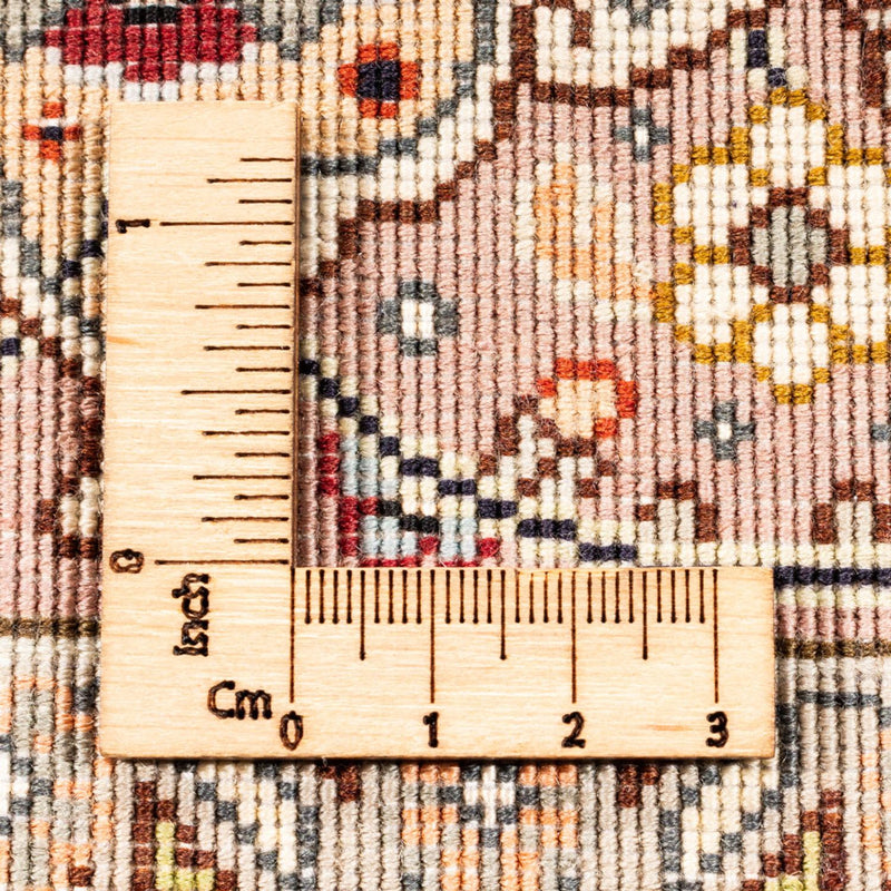 Tappeto Persero - Tabriz - Reale quadrato  - 206 x 204 cm - beige scuro